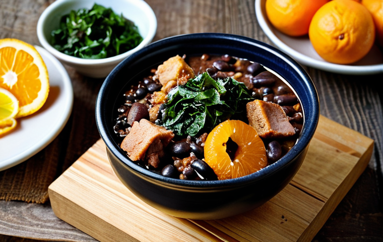맛 교육을 위한 효과적인 학습 목표 설정 - Traditional Brazilian Feijoada**

"A vibrant photograph of feijoada, a traditional Brazilian black b...