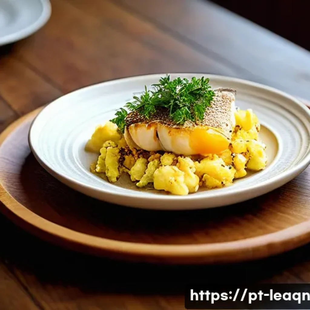 초보자를 위한 맛 교육 기초 - **Prompt 1: The Umami Experience in Portuguese Cuisine**
    "A close-up, high-definition photograph...